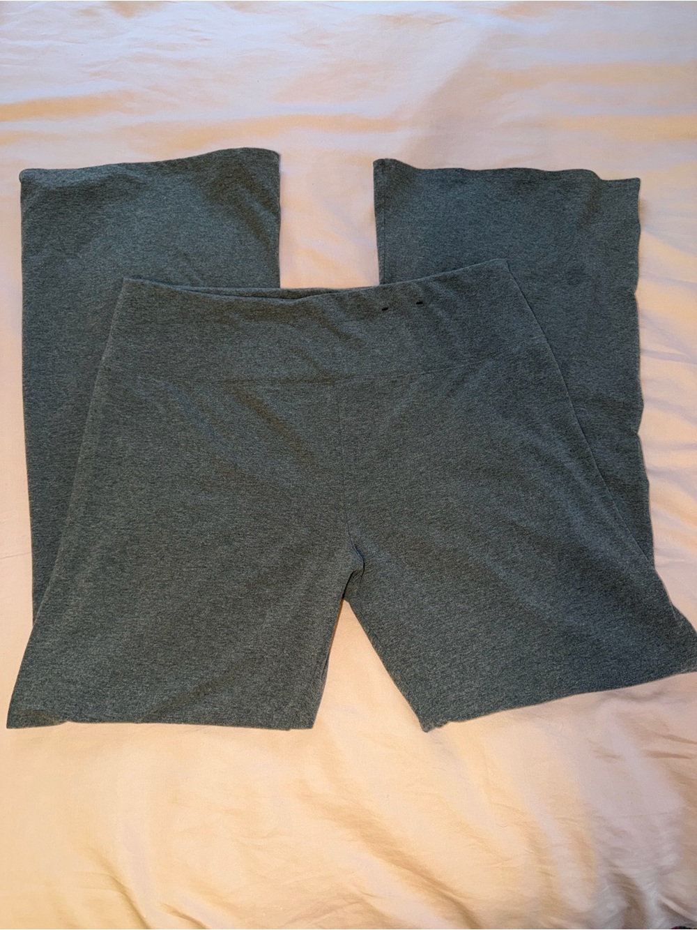 Simply Vera Vera Wang Heathered gray Boot-Cut Pull-On yoga Pants
